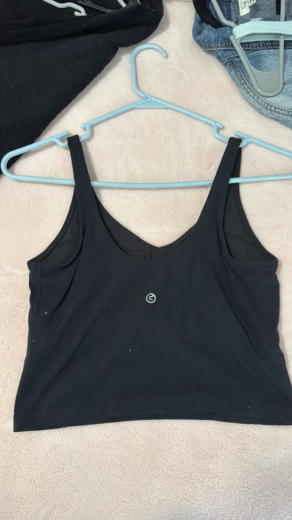 Athletic Crop Top Black Size M - Image 2