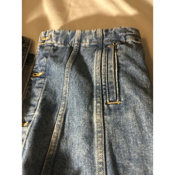 Liz Claiborne Womens Medium Wash Denim Jacket Blue Cotton Button Up Size M - Image 5