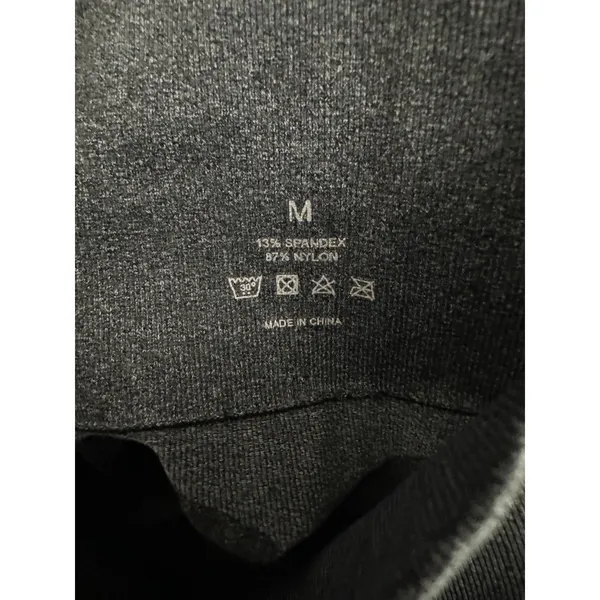 NVGTN Charcoal Grey Compression Leggings Size Medium - Image 2