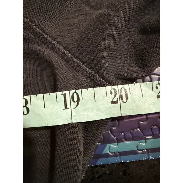 Gymshark Cropped Sweatshirt Black Long Sleeve Logo Gym Activewear Size S‎ - Image 7