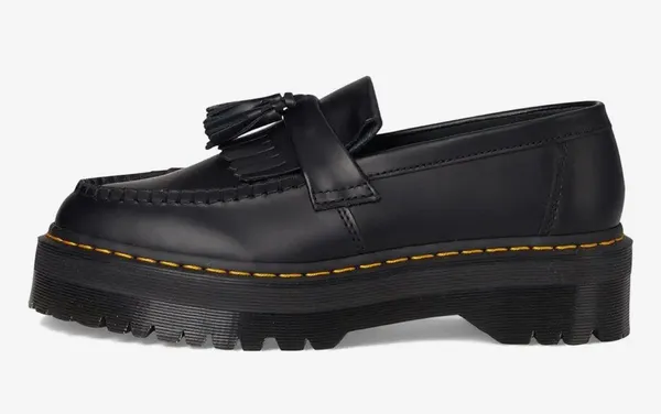 Dr Martens Adrian Quad Leather Platform Loafers Tassels NEW without Box - Image 6