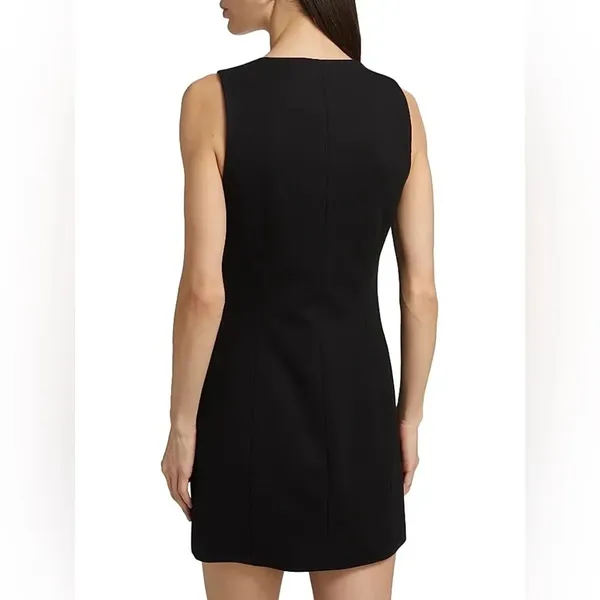 Rag & Bone button-front black minidress - Image 2