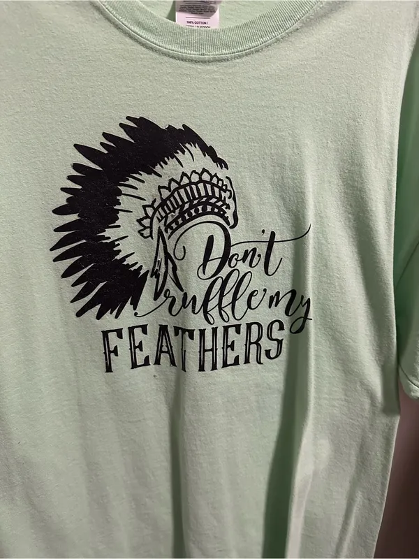 Bundle of 3 graphic tees size XL shortsleeve Christian country western headdress - Image 13