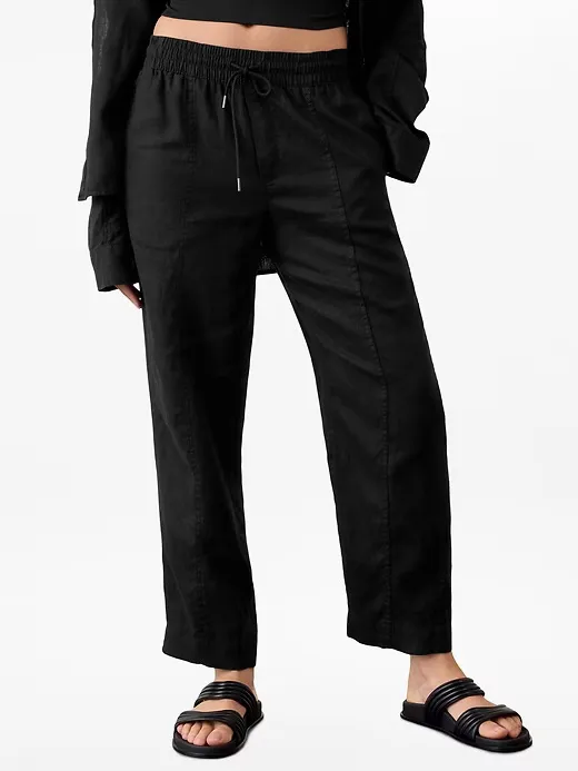 New Athleta Retreat Linen Ankle Pant XL - Image 6