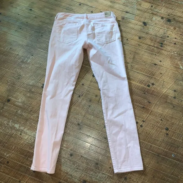 American Eagle blush barbiecore pink 6 skinny normcore jeans - Image 3