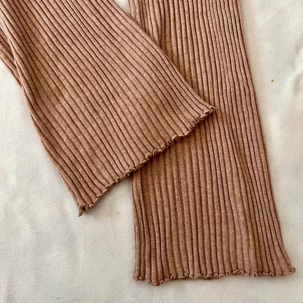 Boutique Tan Rib Knit Set - Image 7