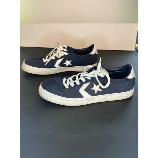 Converse Breakpoint Women’s Navy Suede Low-Top Sneakers Size 6 - Image 3