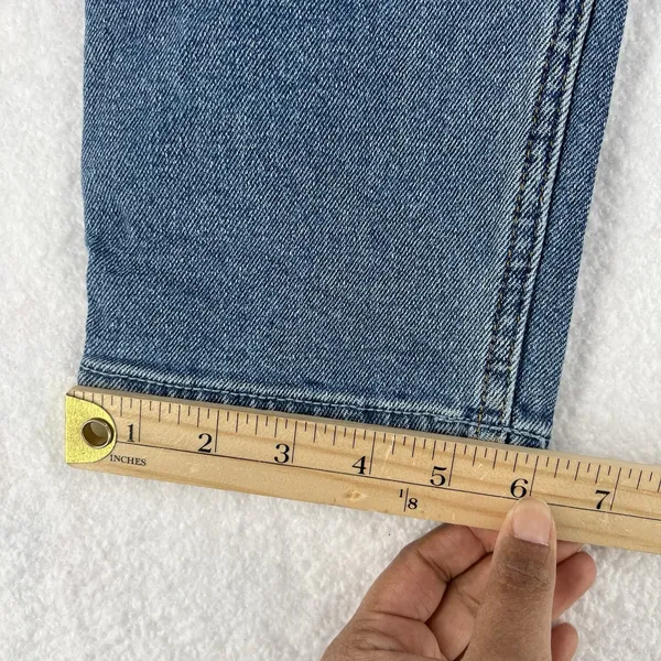 Hollister Ultra High Rise Mom Jean Womens Size 27 Light Wash‎ Denim Tapered Leg - Image 11