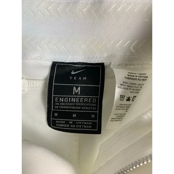 Nike Team Womens M White Softball Baseball Pants Reinforced Knee Belt Loop - Image 7