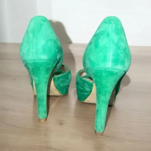 ✨Staccato Suede Open Toe Sz 35/5 Heels✨ - Image 4