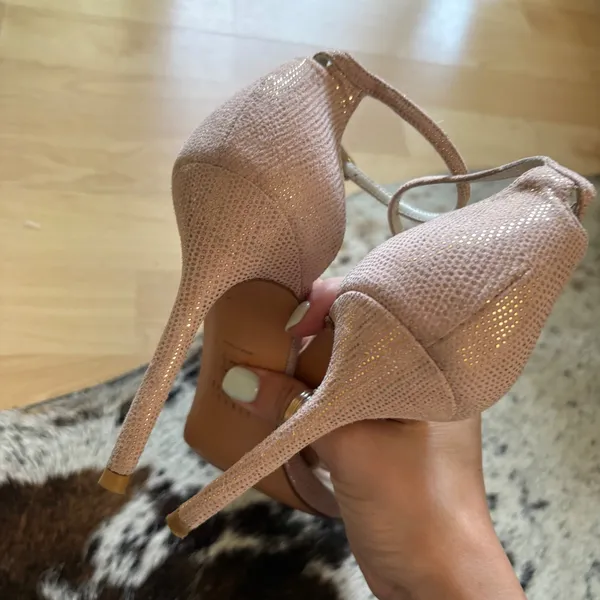 Stuart Weitzman The Nudist Sandals Heels size 7.5‎ - Image 6