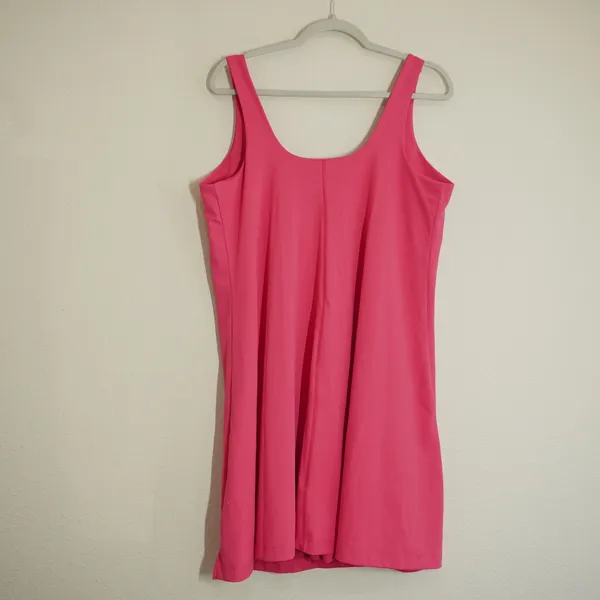 Old Navy Active XL Powersoft Pink Athletic Dress with Built-in Bra and Shorts - Image 5