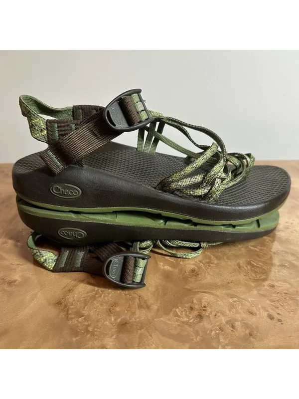 Chacos Z/Cloud Classic Sport Sandals Women's Size 9 Green Adjustable Vibram - Image 5