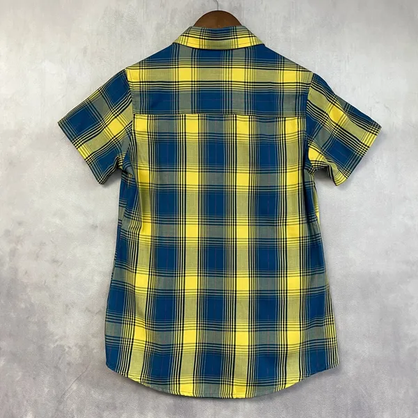 Dixxon Women Lincoln Ave Bamboo Shirt Size S Plaid‎ Punk Grunge Moto Bamboo - Image 2