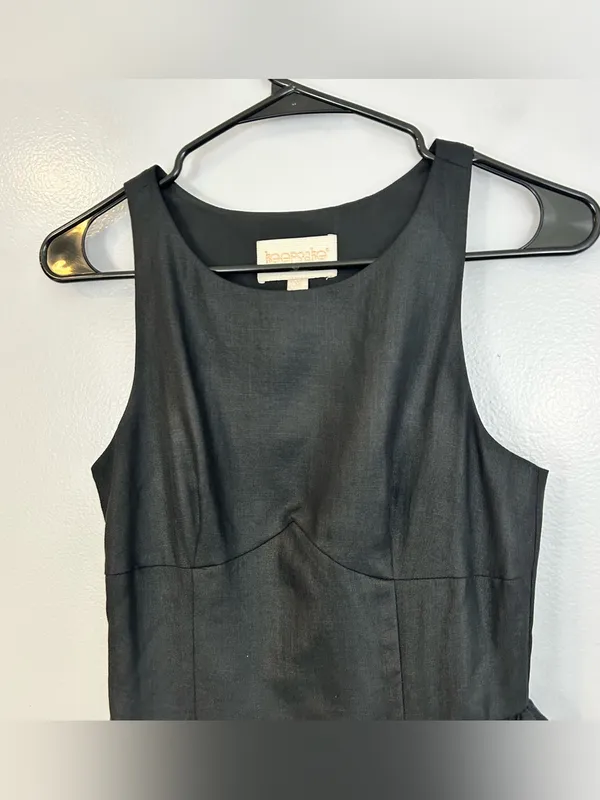 KEEPSAKE Black Sleeveless Asymetrical Ruffle Tulle Mini Party Dress Size XS - Image 5