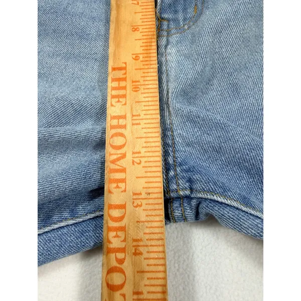 Nasty Gal Jeans Women 8 Blue Straight Leg Organic Cotton Denim High Rise - Image 9