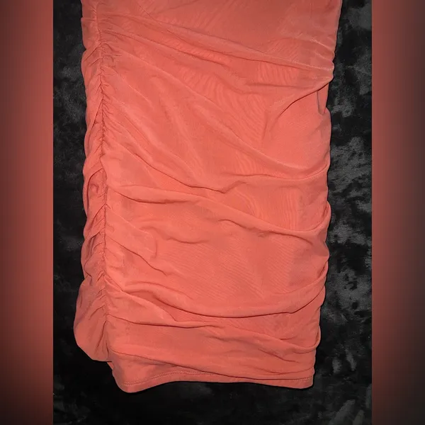Oh Polly Viola Cut Out Cowl Neck Mini Dress in Rose Size 4 - Image 7