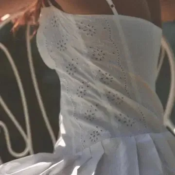 ZARA NWT White SHORT EMBROIDERED DRESS. Size Medium - Image 6