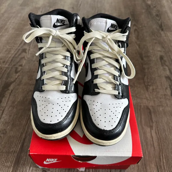 Nike Dunk High Vintage Black - Image 4