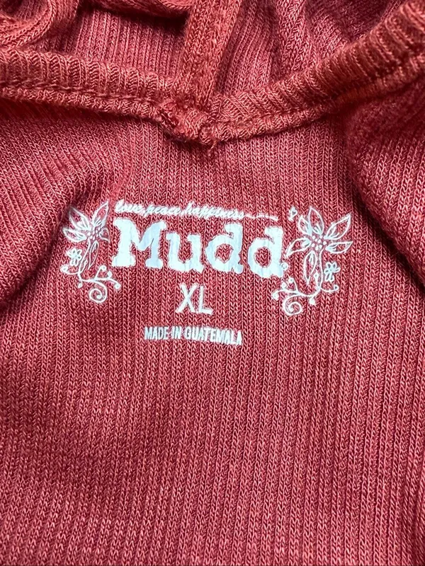 Mudd Women’s Rust Red Strappy Back Sleeveless Ribbed Tunic Tank Top NWT Size XL - Image 3