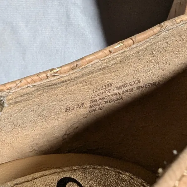 Sofft Ramona II Natural Cork Peep Toe Stacked Wooden Heel Comfort Pumps Sz 8.5 - Image 4