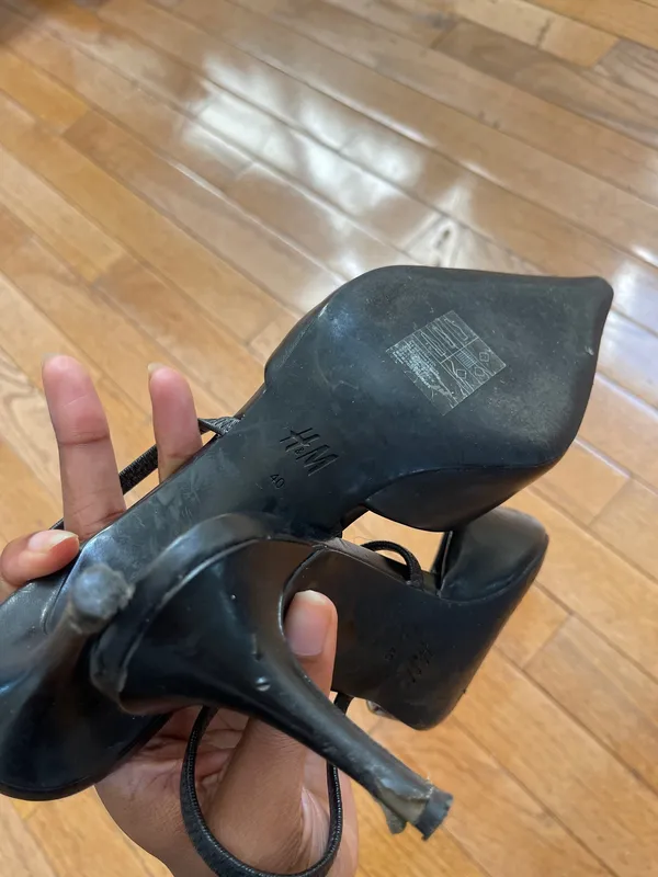 H&M Heels Black Kitten - Image 3