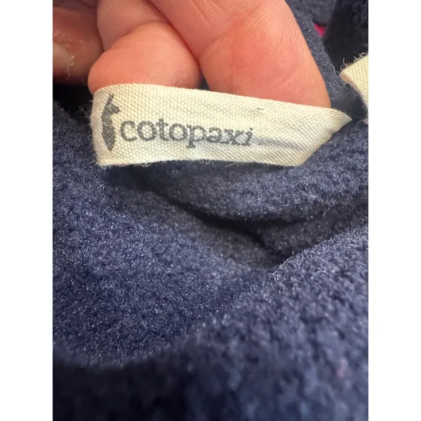 Cotopaxi Teca Fleece Pullover, Navy Colorblock, Women's XS Gorpcore Outdoor - Image 4