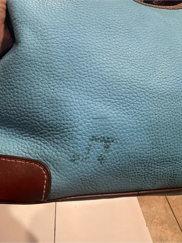 Dooney & Bourke pebbled leather hobo shoulder bag - Image 4