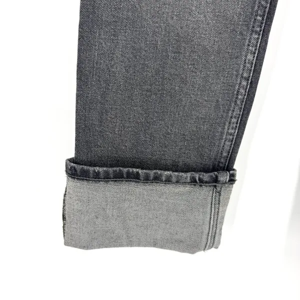 Zara Relaxed Straight Leg‎ Black Jeans Size 4 - Image 4