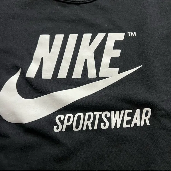 Nike Sportswear Black Crewneck Sweatshirt Size Small - Image 2