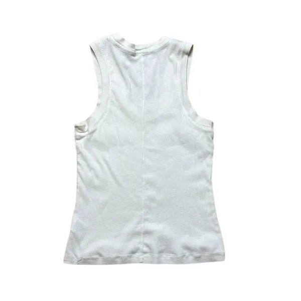 Z Supply Ribbed Sirena Tank Scoop neck Off white Medium - Image 3
