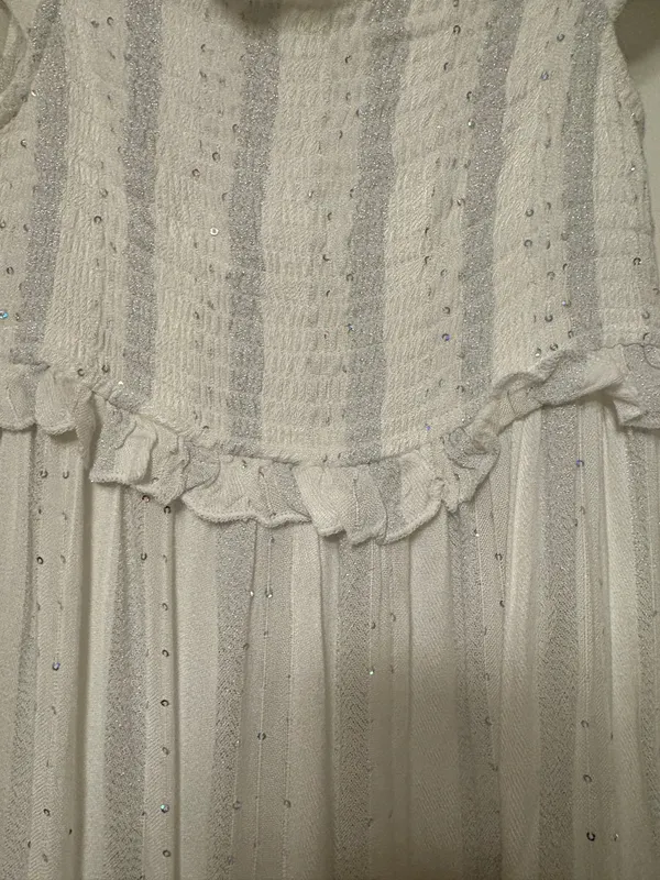 White PQ Maxi Dress Size M - Image 4