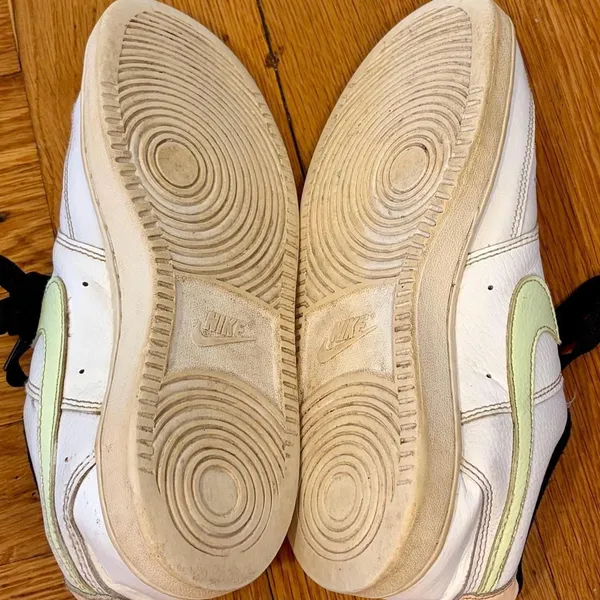 Nike Court Vision Low Women's White Barely Volt Sneakers Trainers Streetwear 7 - Image 8