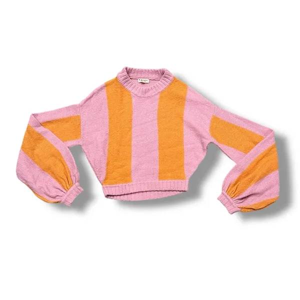 For love and Lemons‎ Lauryn Balloon Sleeve Sweater - Image 3