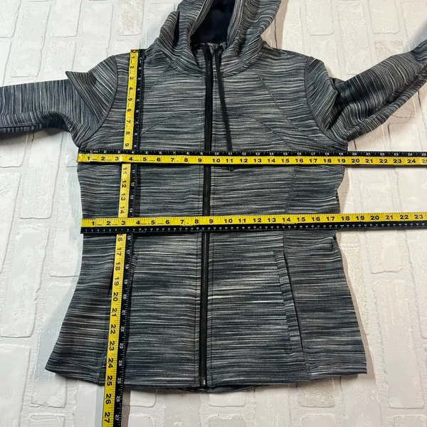 Lululemon Define Jacket Womens 14 Nulu Space Dye Hoodie Full Zip Athleisure Yoga - Image 3