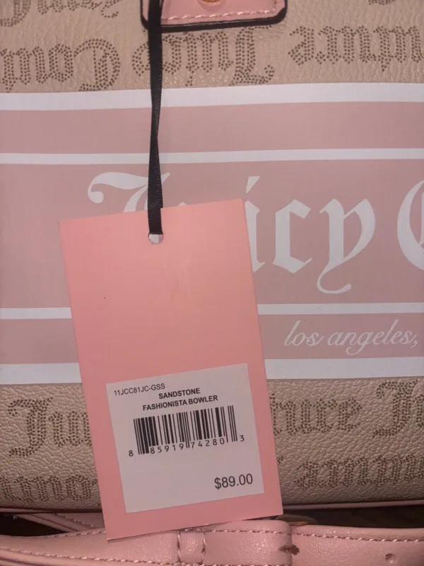 Juicy Couture Fashionista Bowler in Sandstone 11JCC81JC-GSS - Image 5