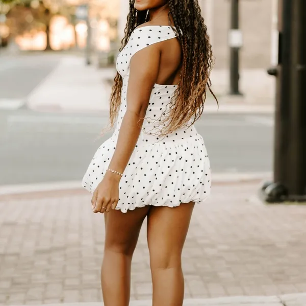 Polka Dot Amazon Dress - Image 2