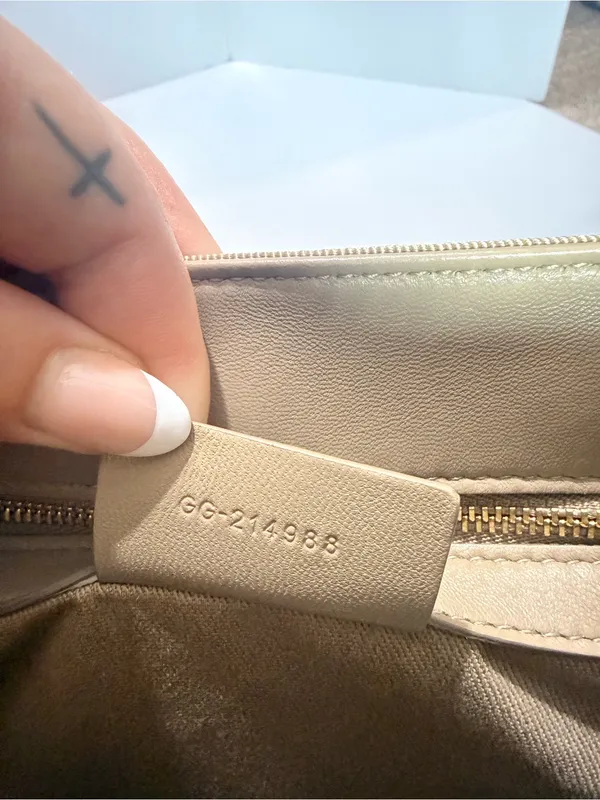 Ferragamo Beige Grosgrain Logo Mini Tote Handbag Italy - Image 11