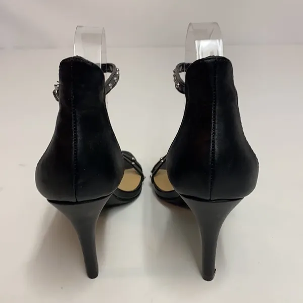 A New Day‎ Studded Square Toe High Heel Strappy 8 A9 - Image 8