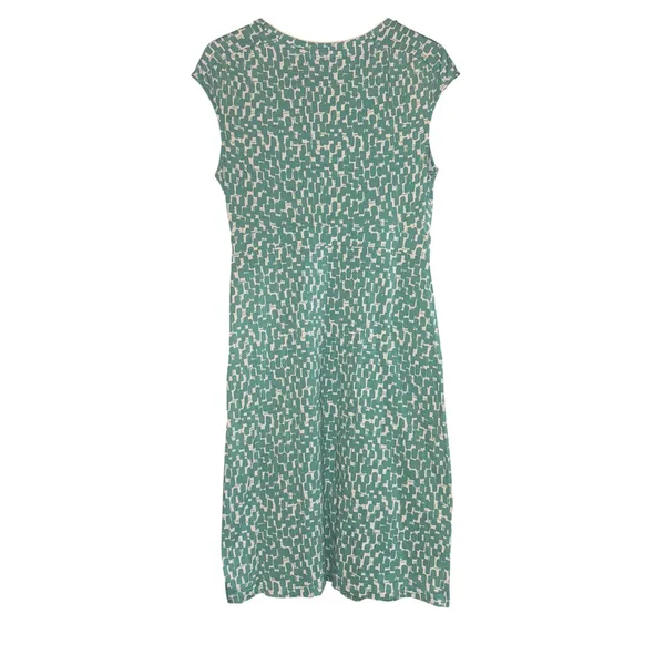Boden Margot Scoop Neck Cap Sleeve Dress Women's Size 10 Long Geometric‎ Party - Image 7