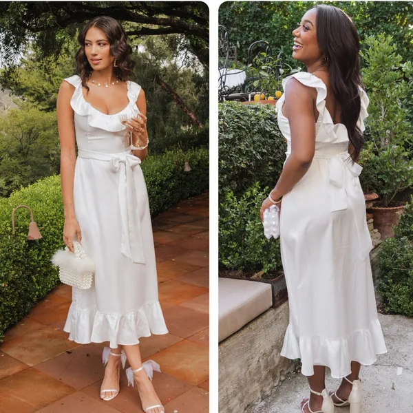 SHOW ME YOUR MUMU Alexis Satin Midi Dress‎ - Image 2