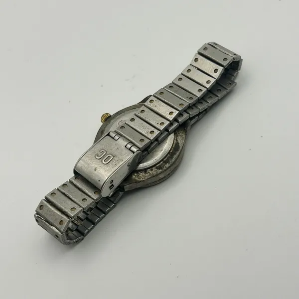 Vintage Oleg Cassini Silver-tone Women’s Quartz Watch Working New Battery - Image 6