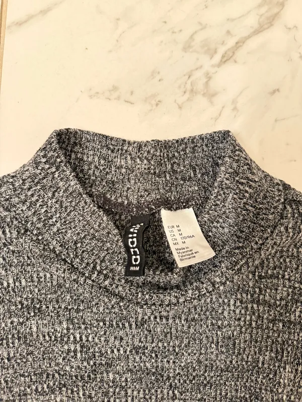 H&M Mockneck Pink Sweater - Image 2