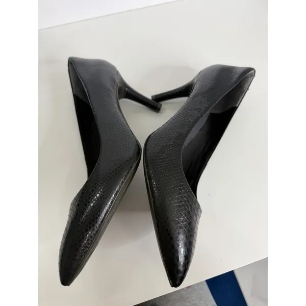 Rockport Total Motion Pointy‎ Toe Leather Croc Heels 9.5 Workwear Office - Image 10