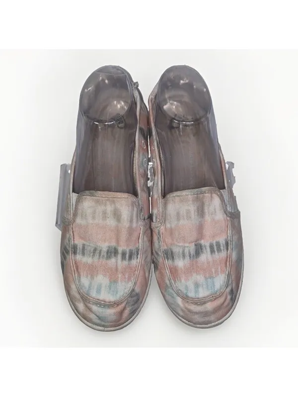 Roxy Size 8 Shoes Women Tie-Dye Multicolor Low Canvas Sneakers Slip-On Boho - Image 5