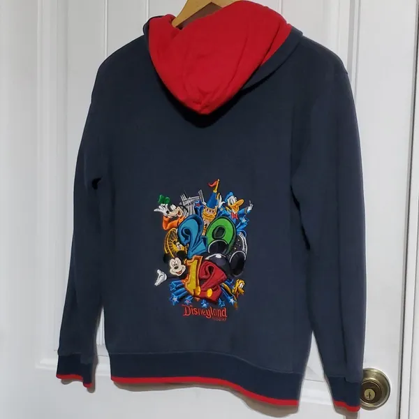 Disney 2012 Hooded Zip up Jersey Size XL - Image 6