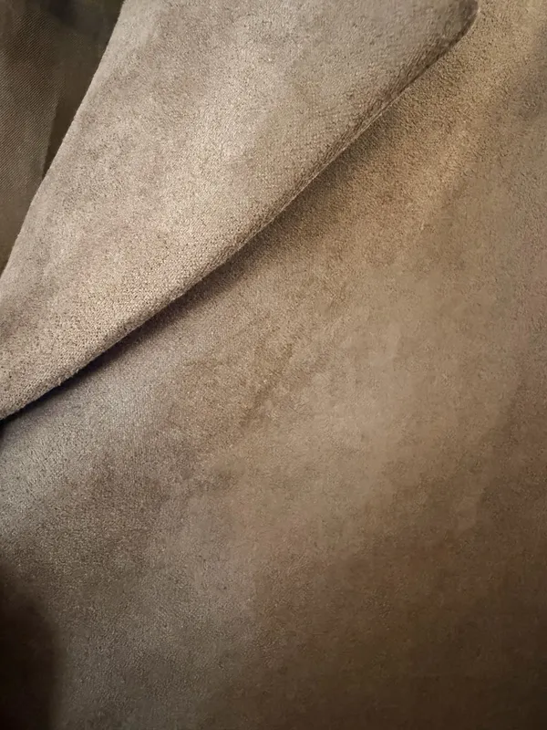 H&M Brown Suede Blazer Jacket - Image 5