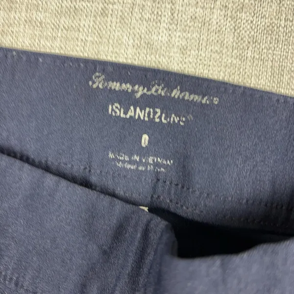 Tommy Bahama Pants Womens 0 Blue Ponte Dress Pants Side Zip Stretch Work - Image 3