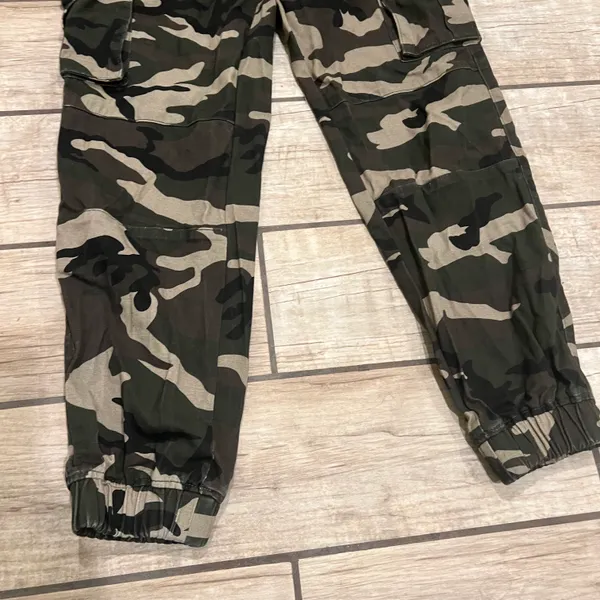 Cargo Army Pants Camouflage Pants High Waist Cargo Pants Track Pants Joggers Harem Pants Leggings - Image 3