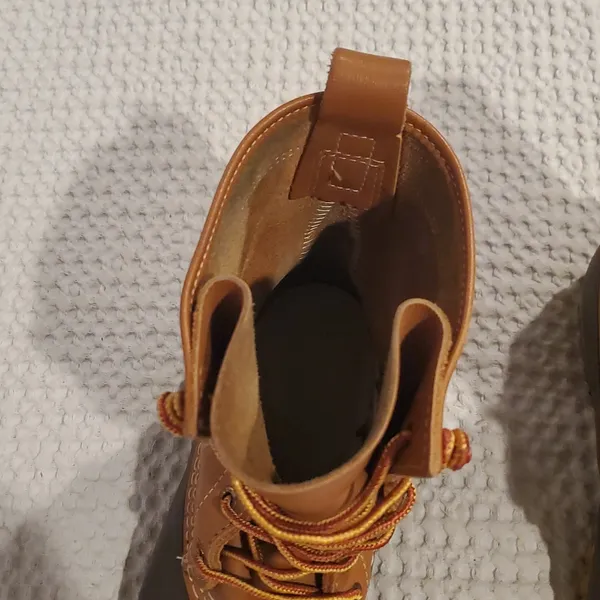 L.L. Bean Tan & Brown Rain/Snow Boots/Sturdy Sole & Comfortable (30) - Image 10